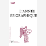 Annee Epigraphique Vol. 2007