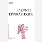 Annee Epigraphique Vol. 2010