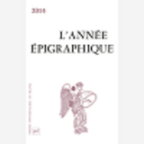 L'Annee Epigraphique Vol. 2014