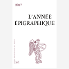 Annee Epigraphique, Vol. 2017