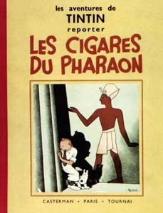Tintin, Les Fac-Similes Couleurs - T04 - Les Cigares Du Pharaon - Grand Format, Fac-Simile De L'Edit