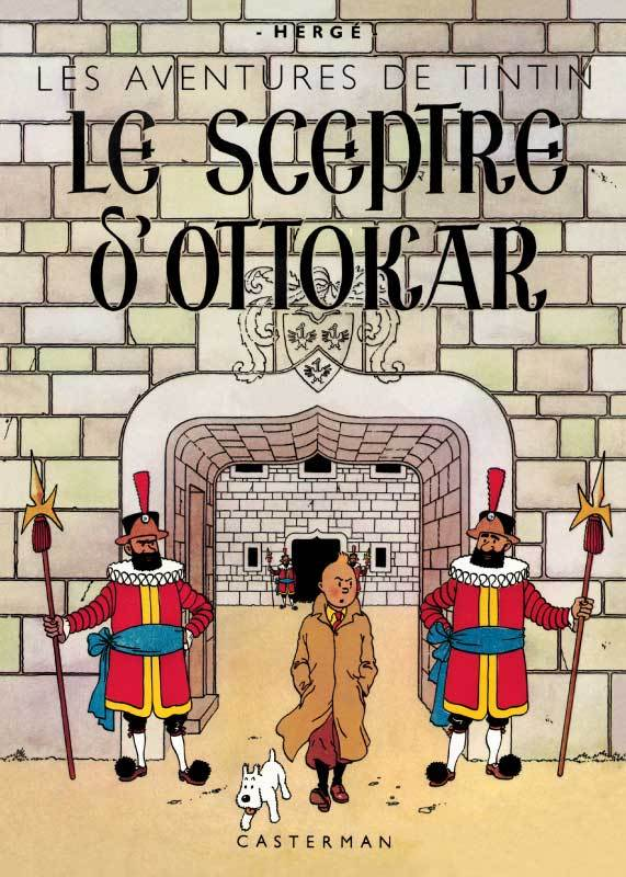Tintin - T08 - Le Sceptre D'Ottokar - Grand Format, Fac-Simile De L'Edition De 1942 En Noir Et Blanc