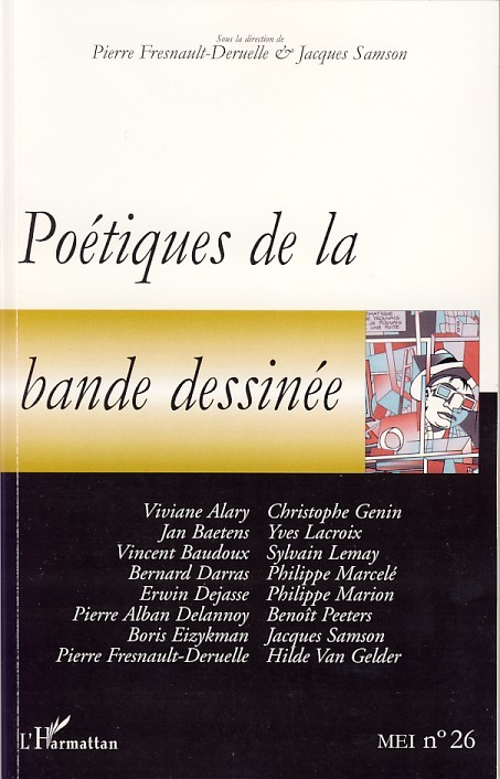 Poetiques De La Bande Dessinee