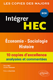 Integrer Hec-Ece : Economie - Sociologie - Histoire