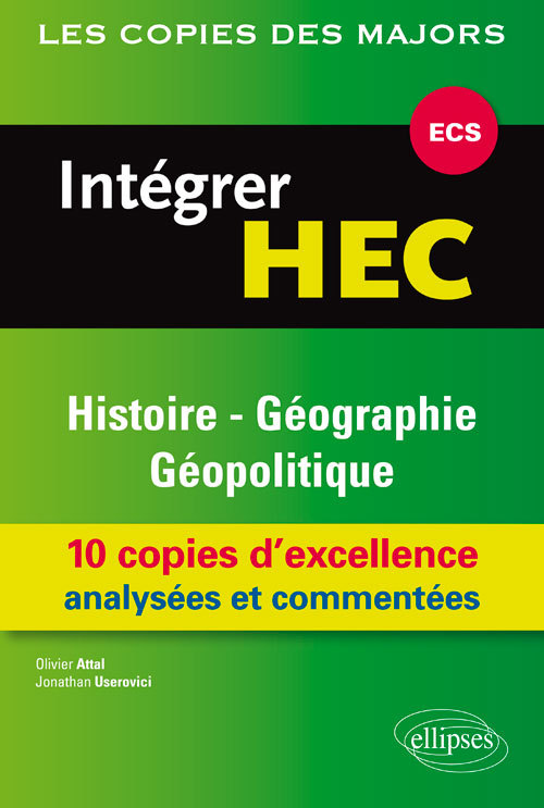 Integrer Hec-Ecs : Histoire-Geographie Et Geopolitique