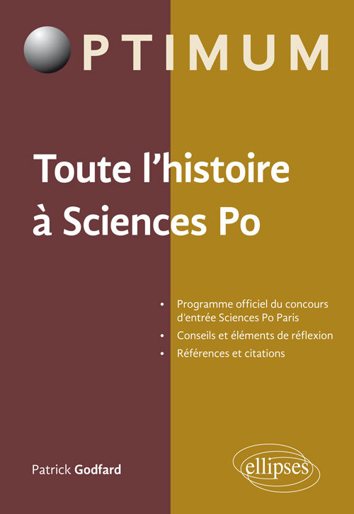 Toute L'Histoire A Sciences Po. Programme Officiel Du Concours D'Entree Sciences Po Paris