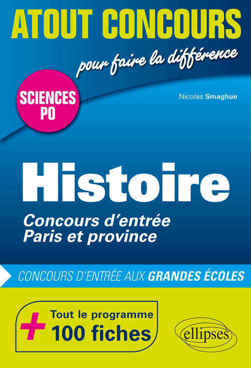 Histoire - Sciences Po - Concours D'Entree Paris Et Province