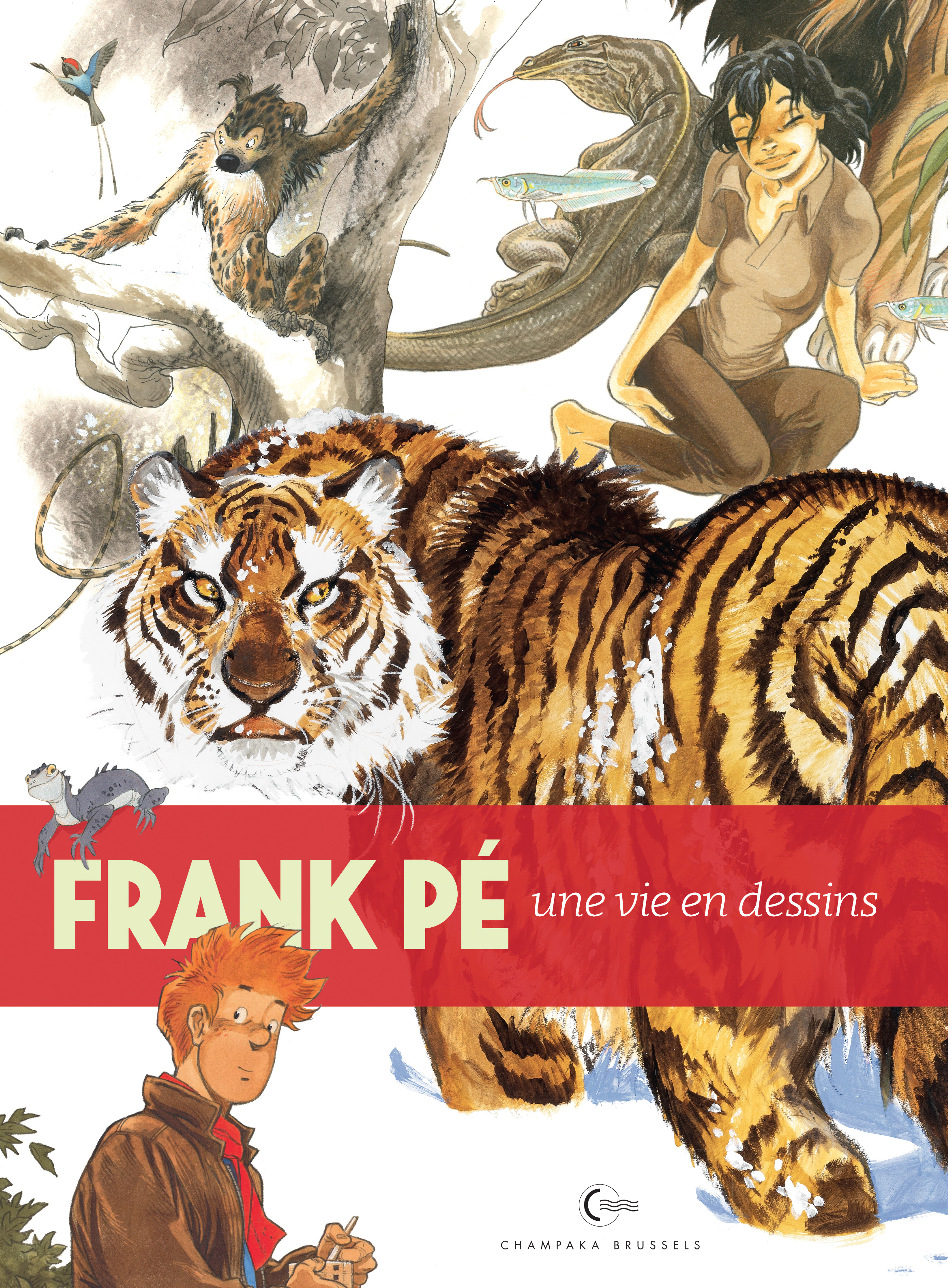 Une Vie En Dessins - Frank Pe