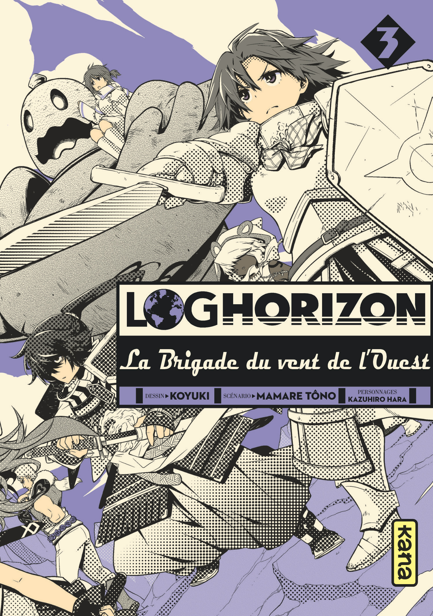 Log Horizon La Brigade Du Vent De L'Ouest - Tome 3