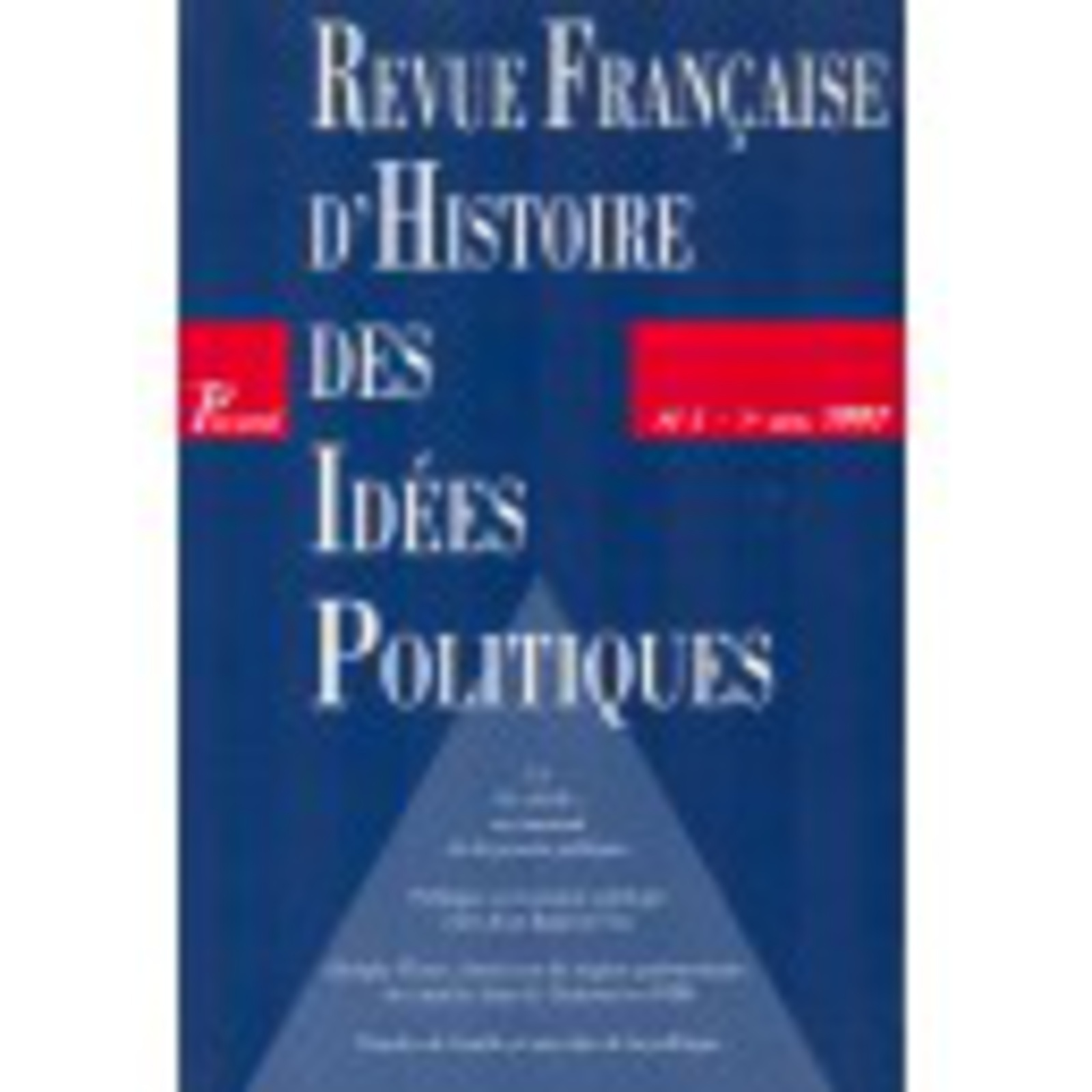 Revue Francaise D'Histoire