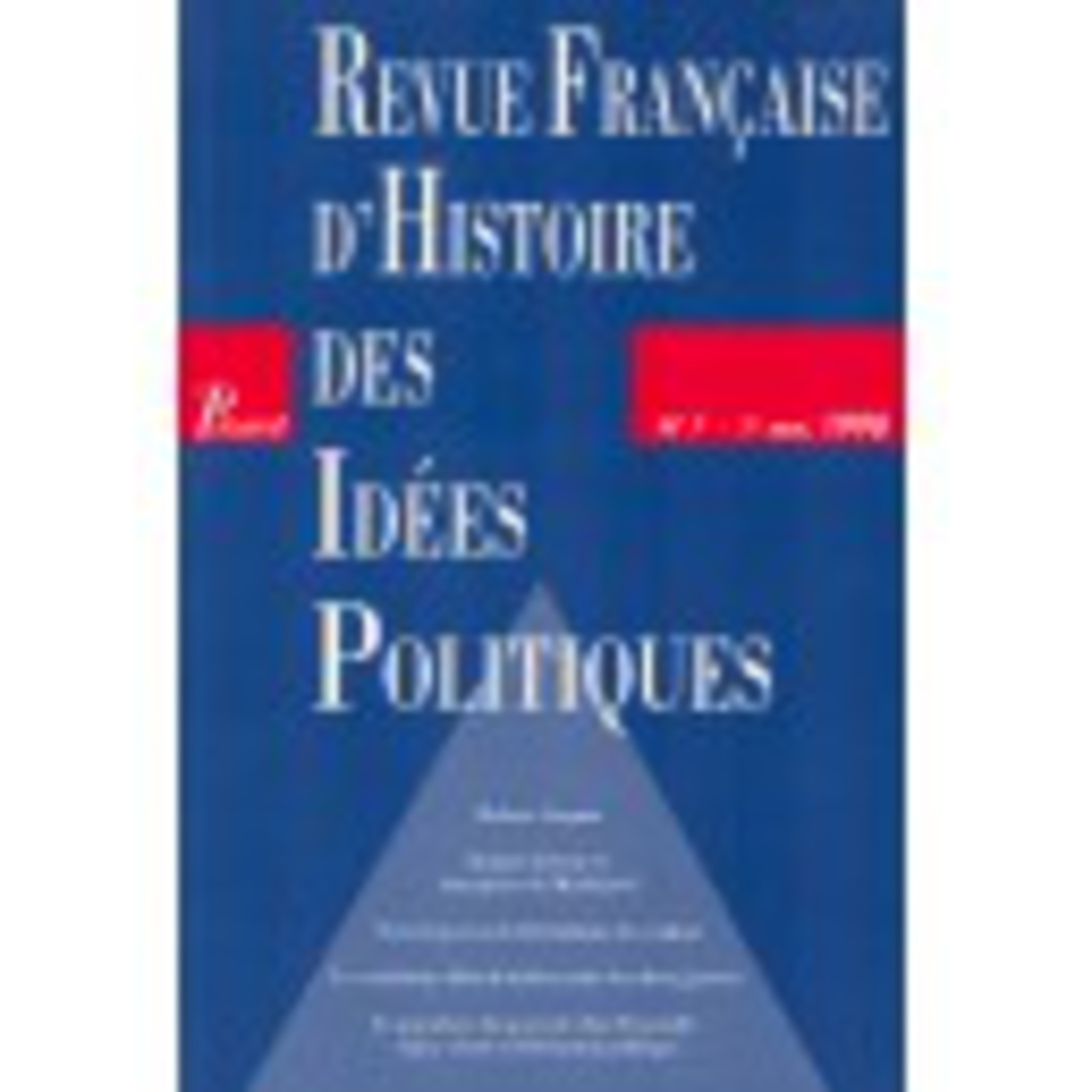 Revue Francaise D'Histoire