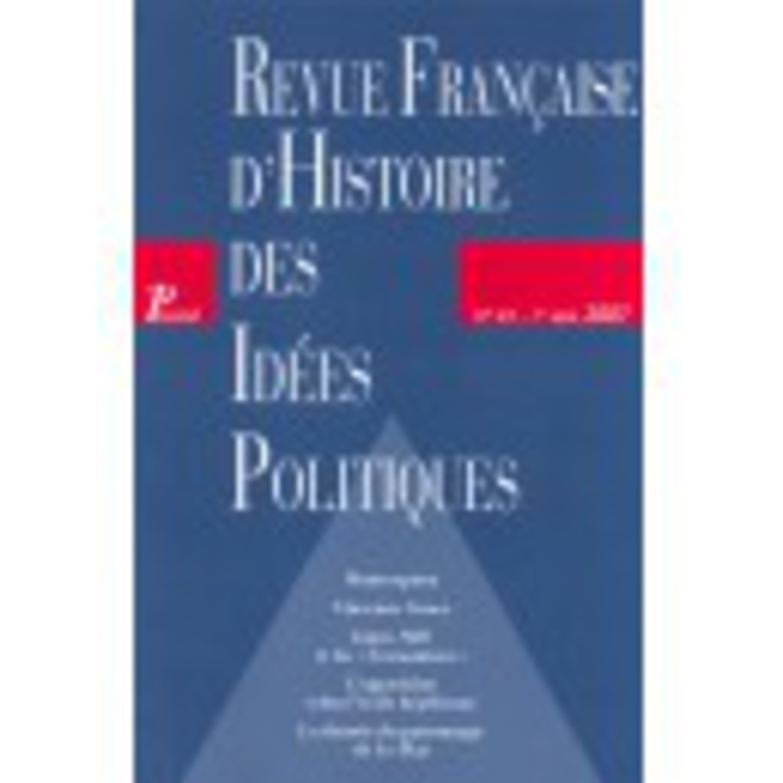 Revue Francaise D'Histoire