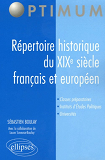 Repertoire Historique Du Xixe Siecle Francais Et Europeen