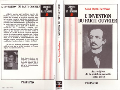 L'Invention Du Parti Ouvrier - Aux Origines De La Social-Democratie (1848-1864)