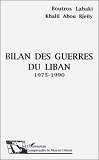 Bilan Des Guerres Du Liban 1975-1990