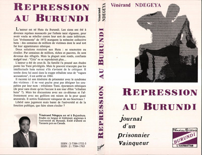 Repression Au Burundi - Journal D'Un Prisonnier Vainqueur