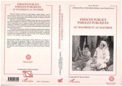 Espaces Publics Paroles Publiques Au Maghreb Et Au Machrek