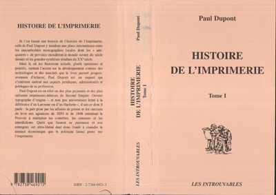 Histoire De L'Imprimerie