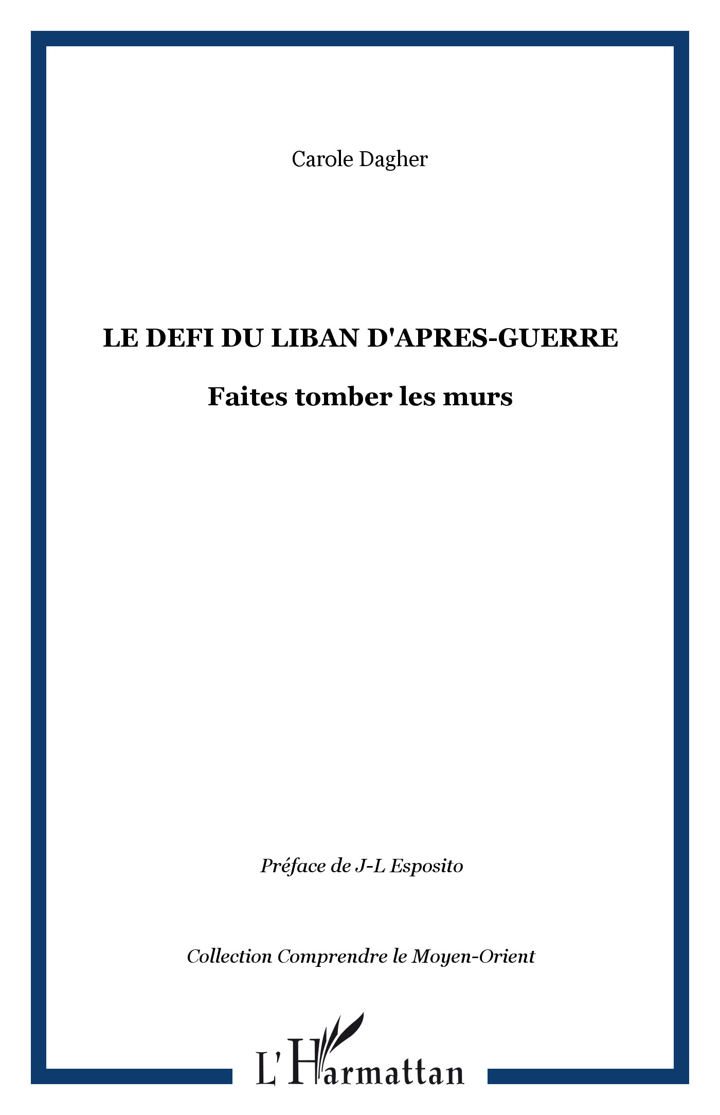 Le Defi Du Liban D'Apres-Guerre - Faites Tomber Les Murs