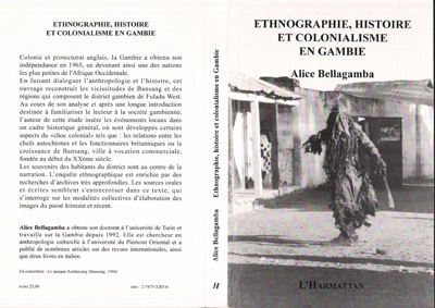 Ethnographie, Histoire Et Colonialisme En Gambie