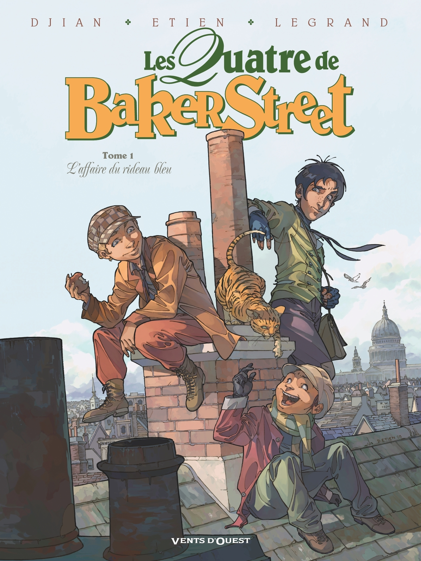 Les Quatre De Baker Street - Tome 01 - L'Affaire Du Rideau Bleu