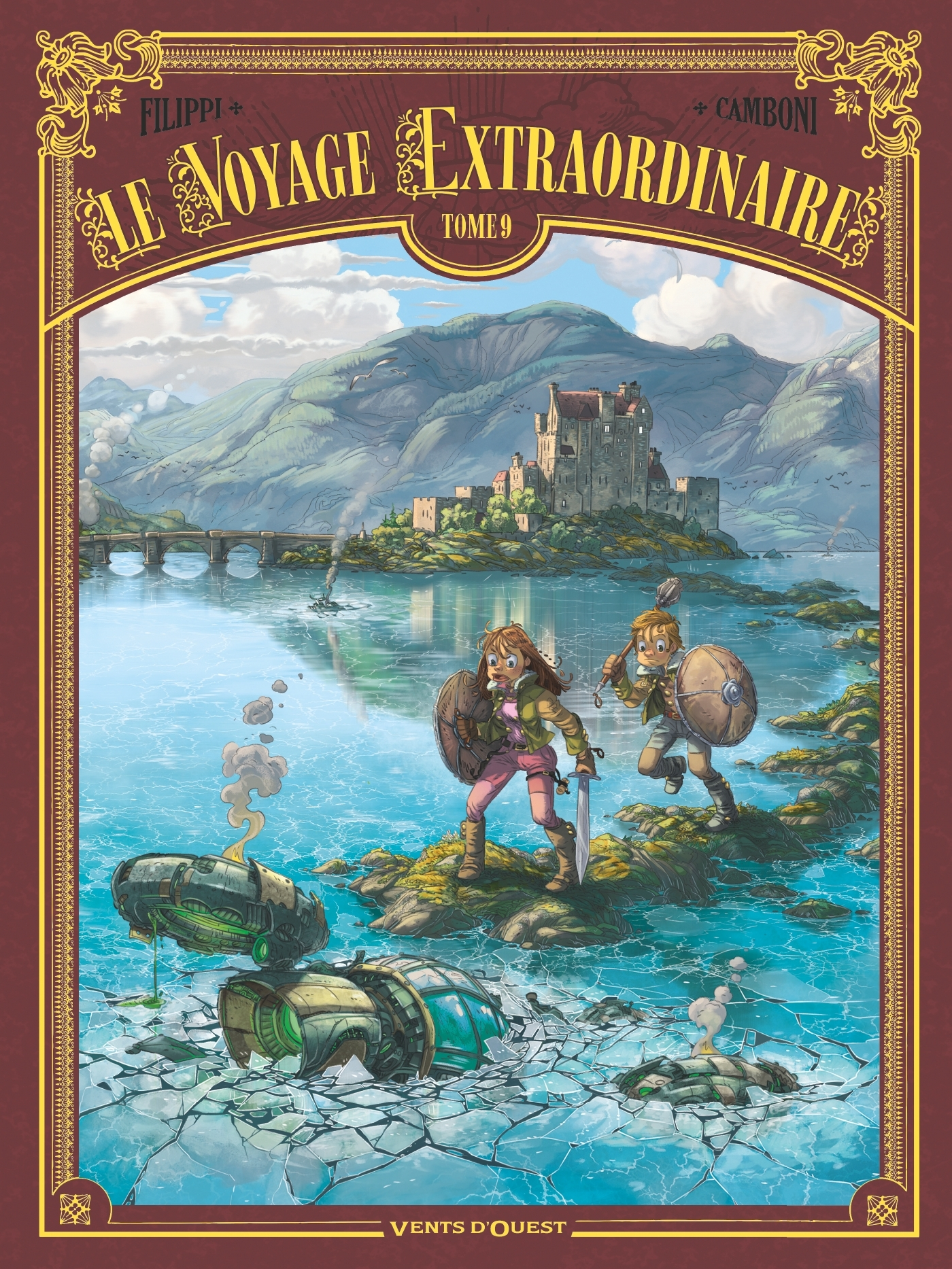 LE VOYAGE EXTRAORDINAIRE - TOME 09 - CYCLE 3 - VINGT MILLE LIEUES SOUS LES GLACES 3/3