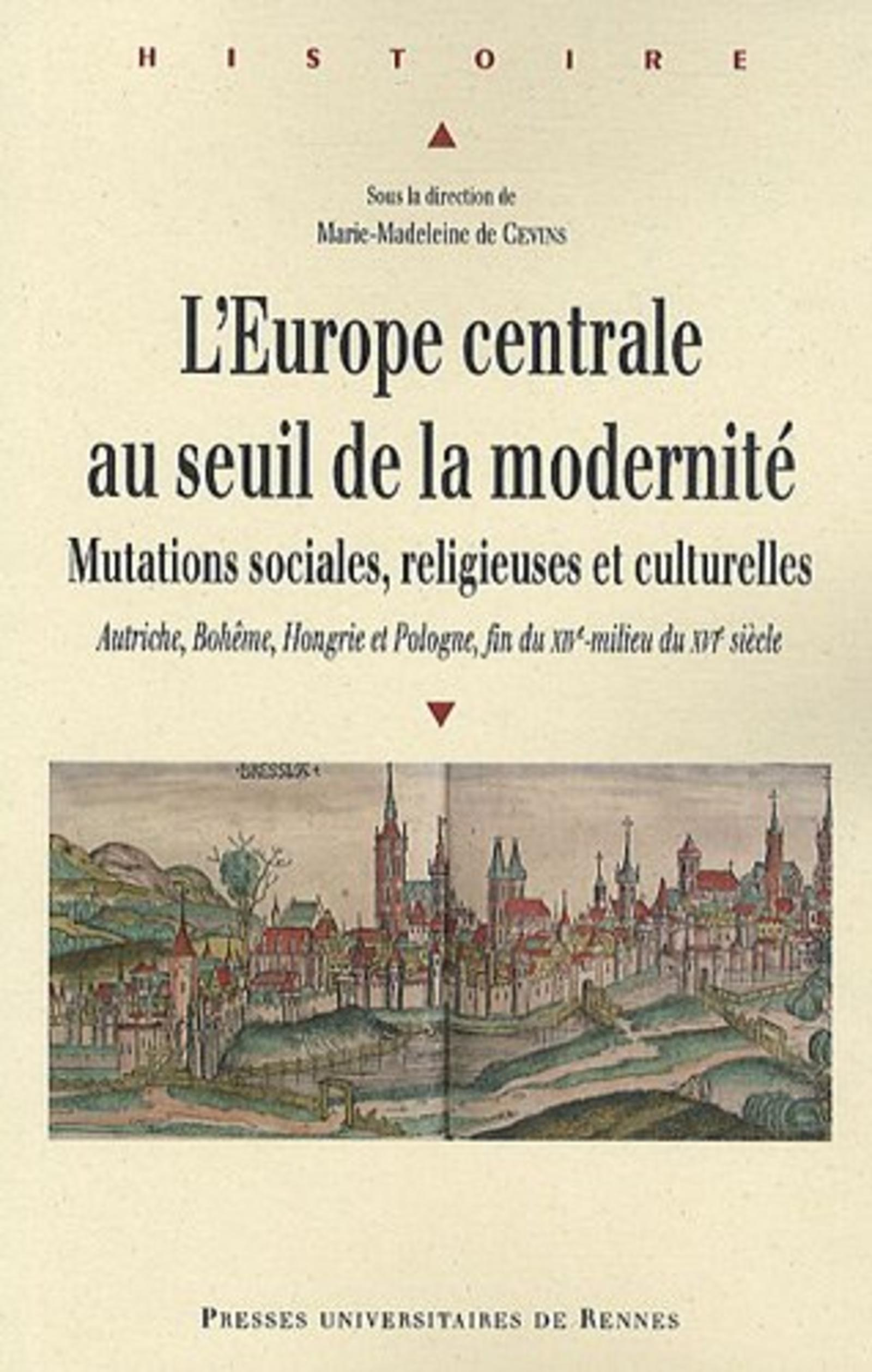 Europe Centrale Au Seuil De La Modernite