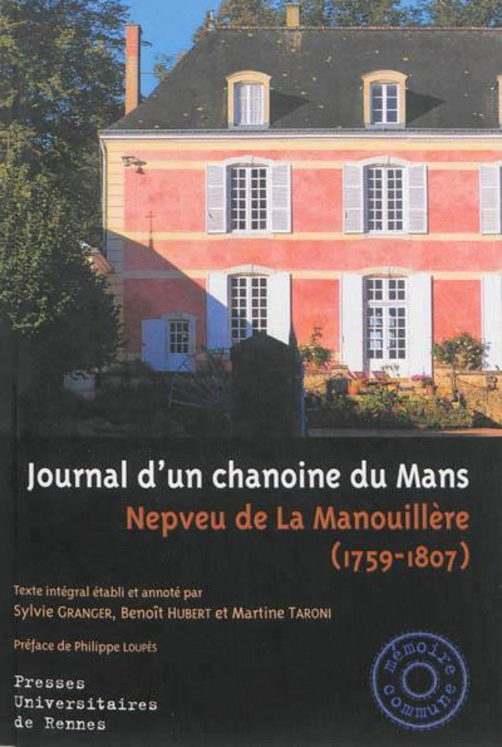 Journal D Un Chanoine Du Mans