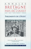 Parlements De L'Ouest - Tome 122 - Septembre 2015 - N 3