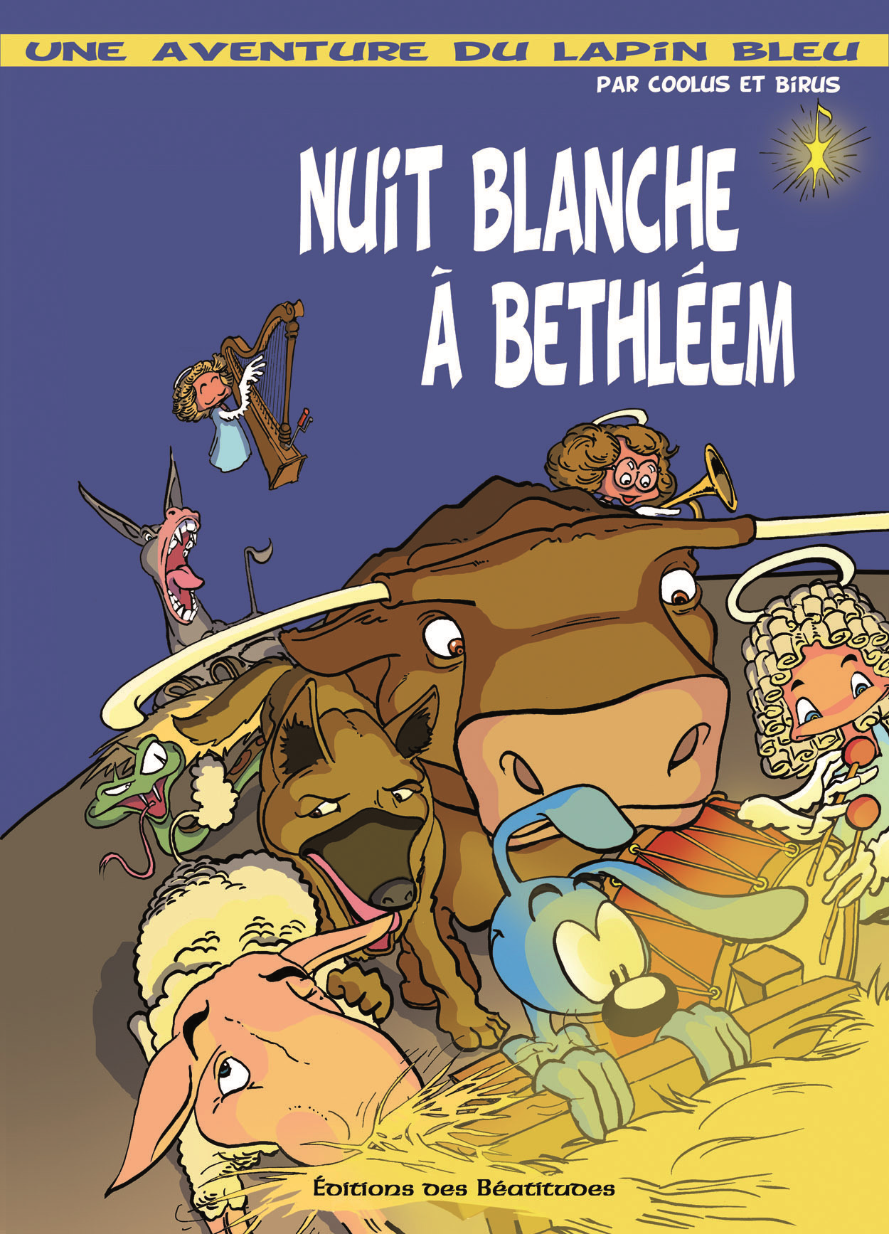 Nuit Blanche A Bethleem Une Aventure Du Lapin Bleu-1