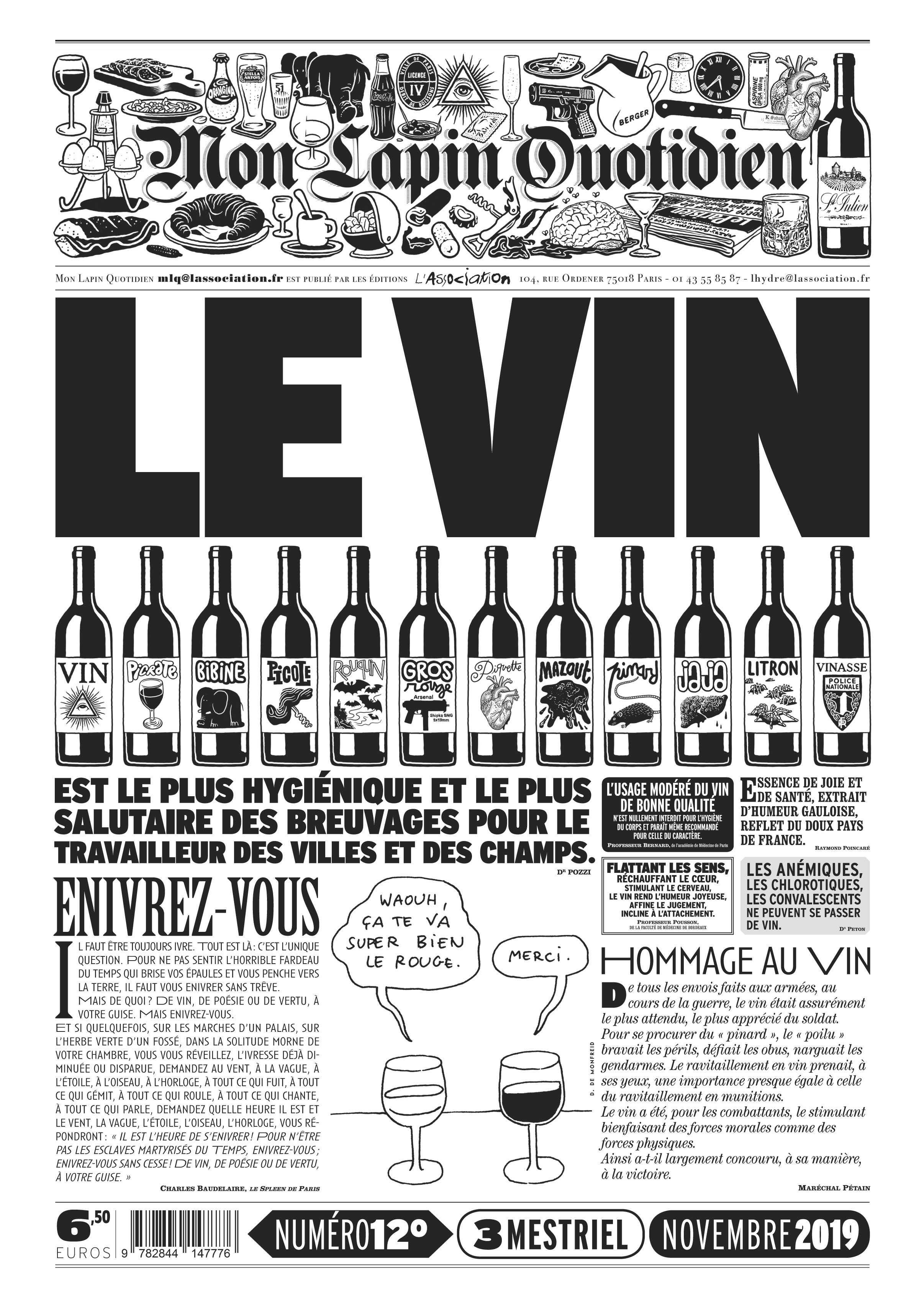 Mon Lapin Quotidien N 12