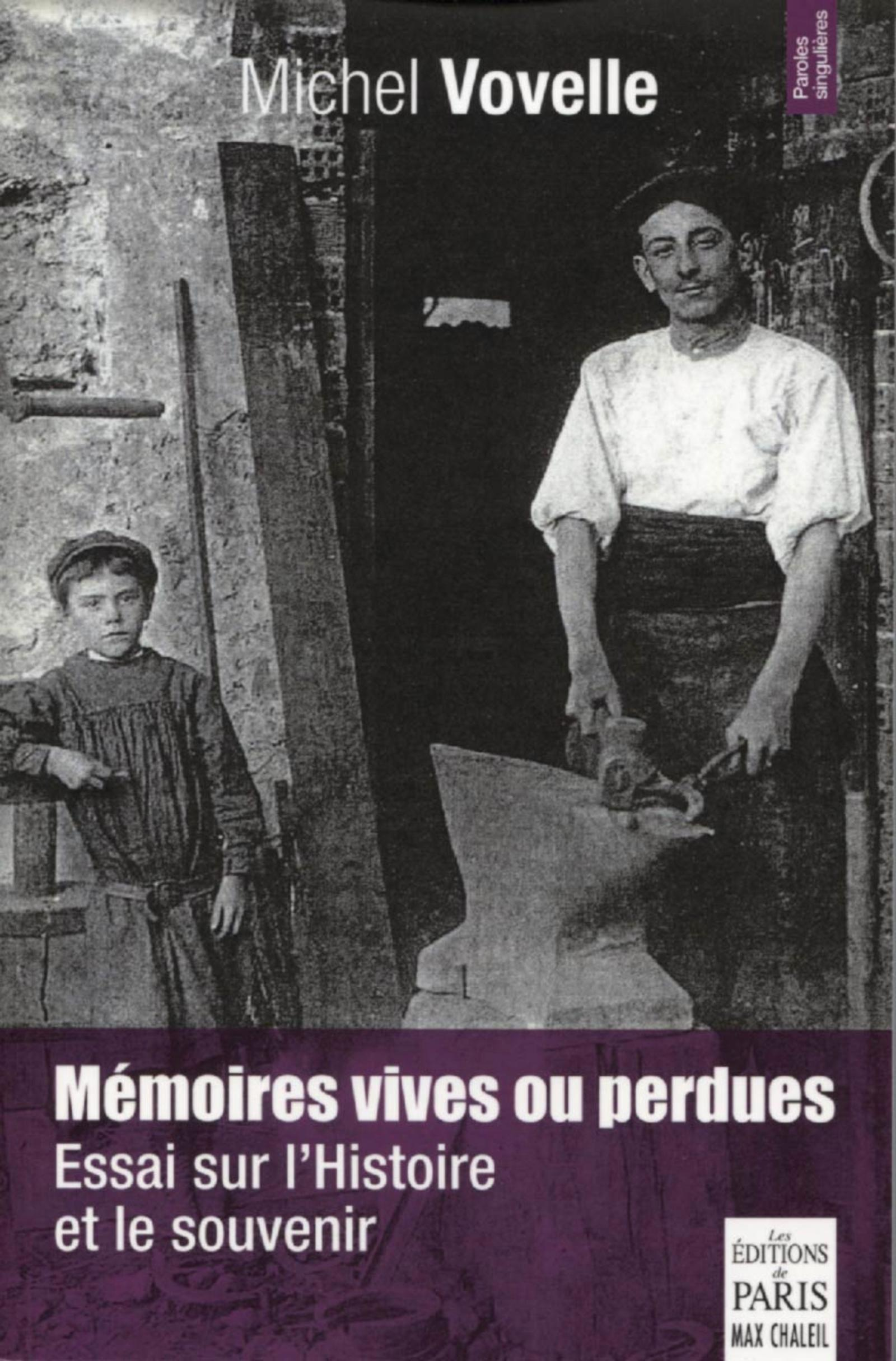 Memoires Vives Ou Perdues - Essai Sur L'Histoire Et Le Souvenir