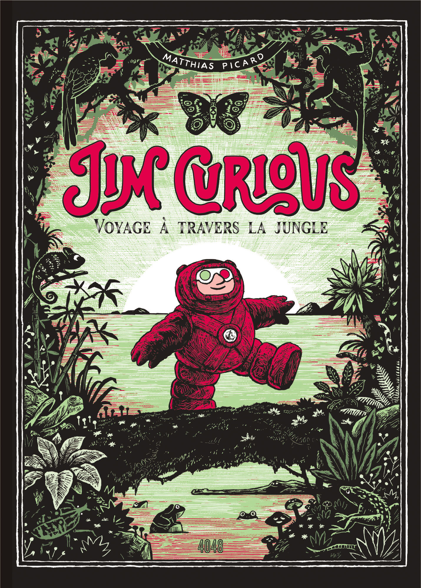 Jim Curious 2 - Voyage A Travers La Jungle - Illustrations, Noir Et Blanc