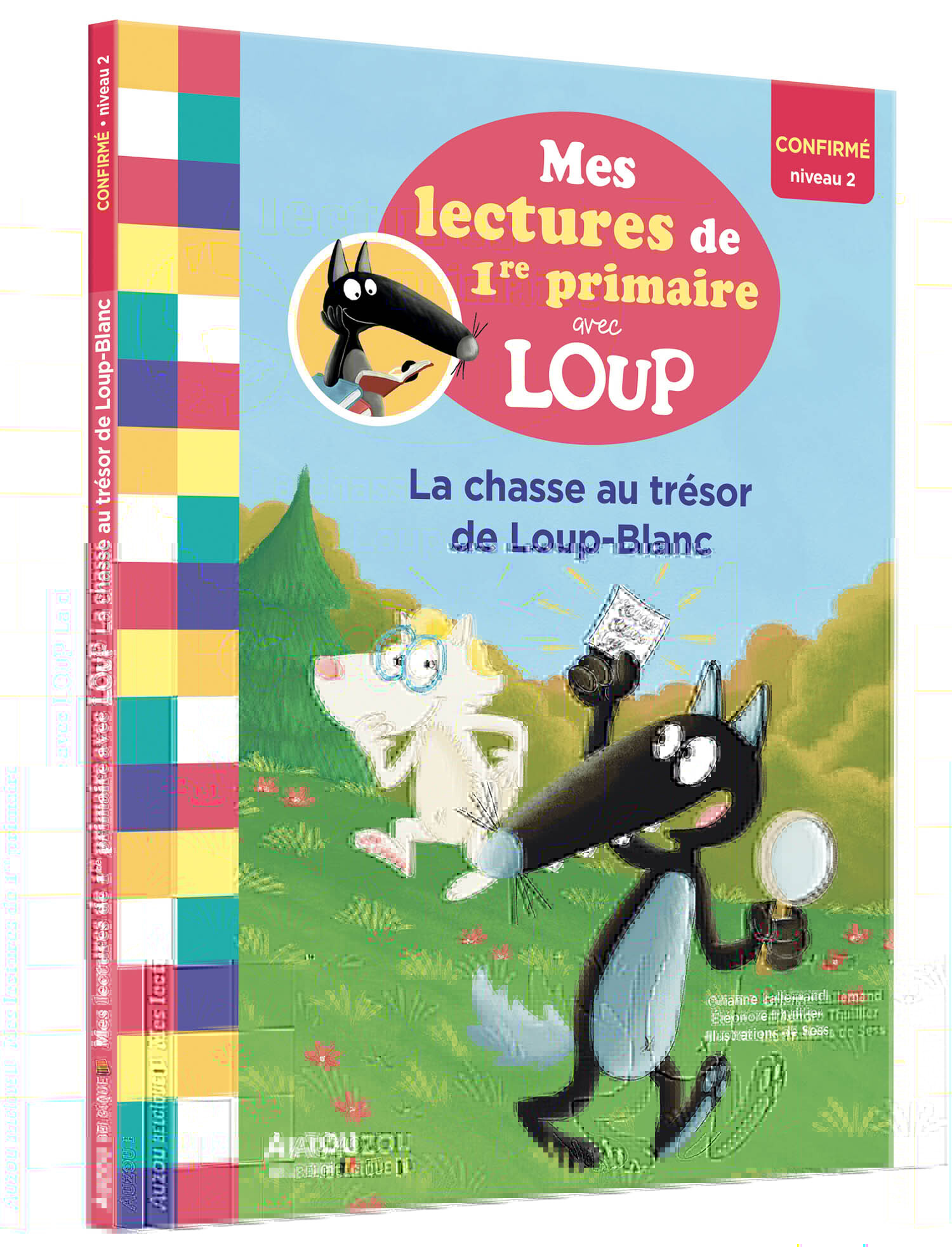 Mes Lectures De 1re Primaire Avec Loup - La Chasse Au Tresor De Loup-Blanc                          